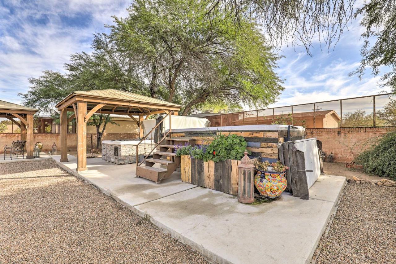Pet-Friendly Tucson Casita Shared Hot Tub And Porch Vila Exterior foto