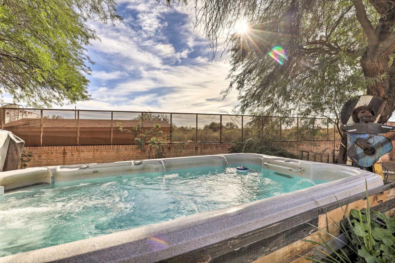 Pet-Friendly Tucson Casita Shared Hot Tub And Porch Vila Exterior foto